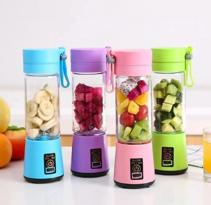 Mini Blender (6 Blade Electric Juicer Machine) Portable &amp; Rechargeable Electric Juicer Blender