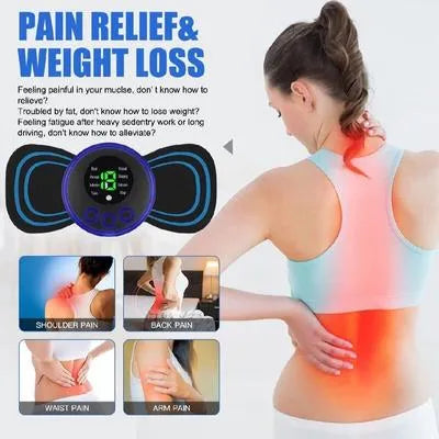 Mini Electric Neck Massager Charging Portable Shoulder and Neck Neck Massage Patch with Multiple Adjustable Levels